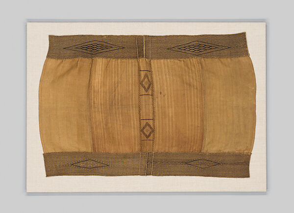 Double Panel Overskirt, Raffia palm fiber, Babundu  