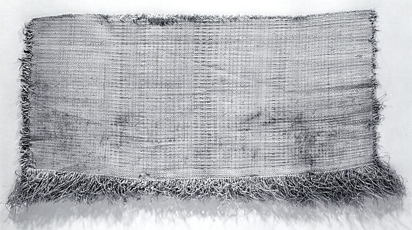 Unfinished Panel Fragment, Raffia palm fiber, cane, Democratic Republic of Congo 