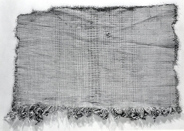 Unfinished Panel Fragment, Raffia palm fiber, cane, Democratic Republic of Congo 