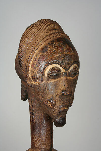 Male Figure, Wood, pigment, Baule peoples