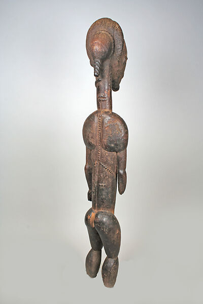 Male Figure, Wood, pigment, Baule peoples