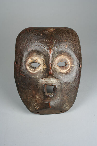 Mask, Wood, pigment, kaolin, Komo peoples 