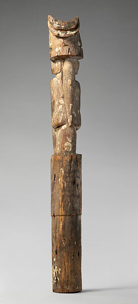 House Post, Wood, Santa Ana Island