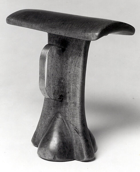 Headrest, Wood, metal, Pokot peoples 