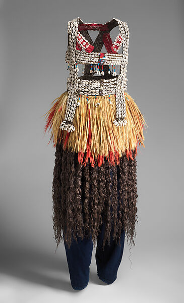 Imina kanaga (kanaga masquerade vest), Dogon artist, Cotton, cowrie shells, glass beads, plastic beads, Dogon peoples 