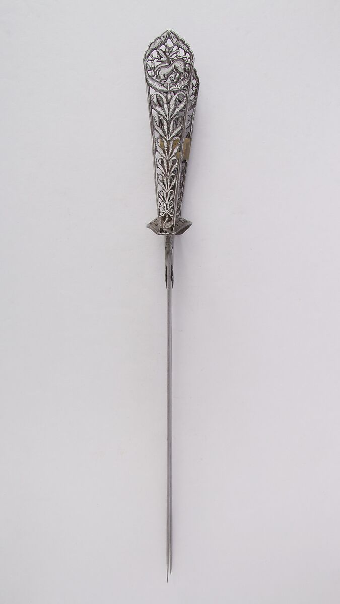 Dagger (Katar), Steel, Indian, Thanjavur; blades, European