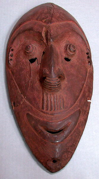 Mask, Wood, paint, Upper Ramu River region 