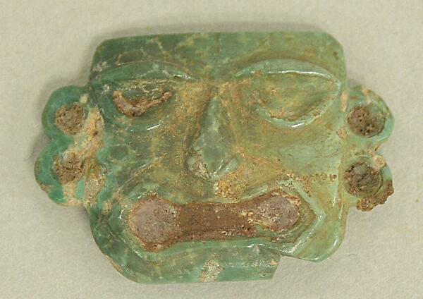 Turquoise Face Mask Ornament