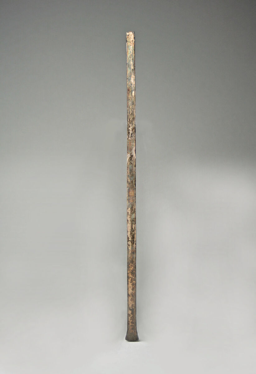 Spatula, Silver, Moche 