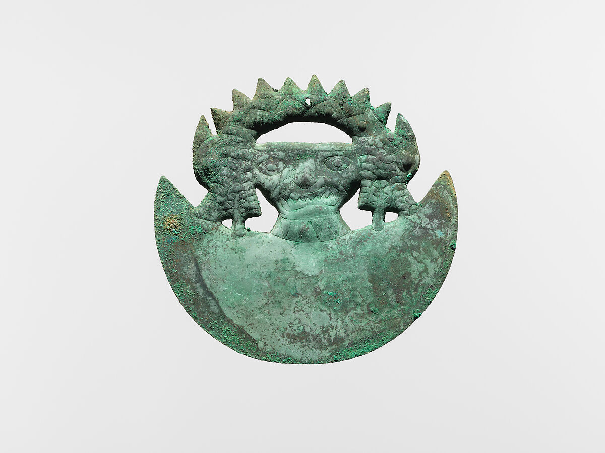 Animal Ornament, Copper, Moche 