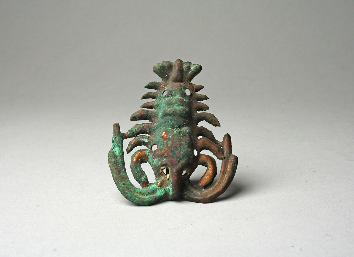 Animal Ornament, Gilded copper, Moche 