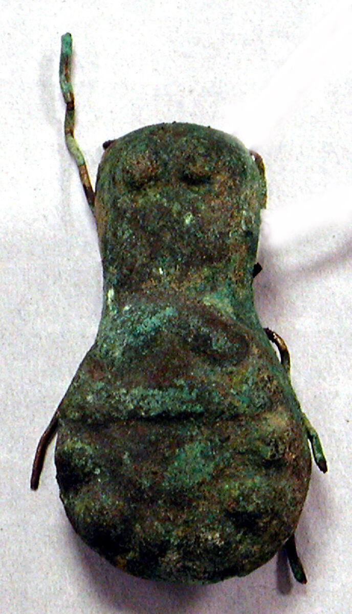 Spider Ornament, Silvered copper, Moche