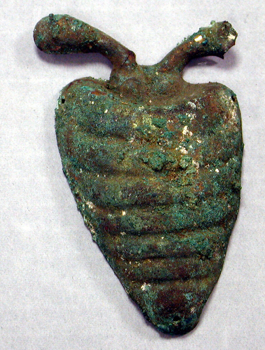 Animal Ornament, Gilded copper, Moche
