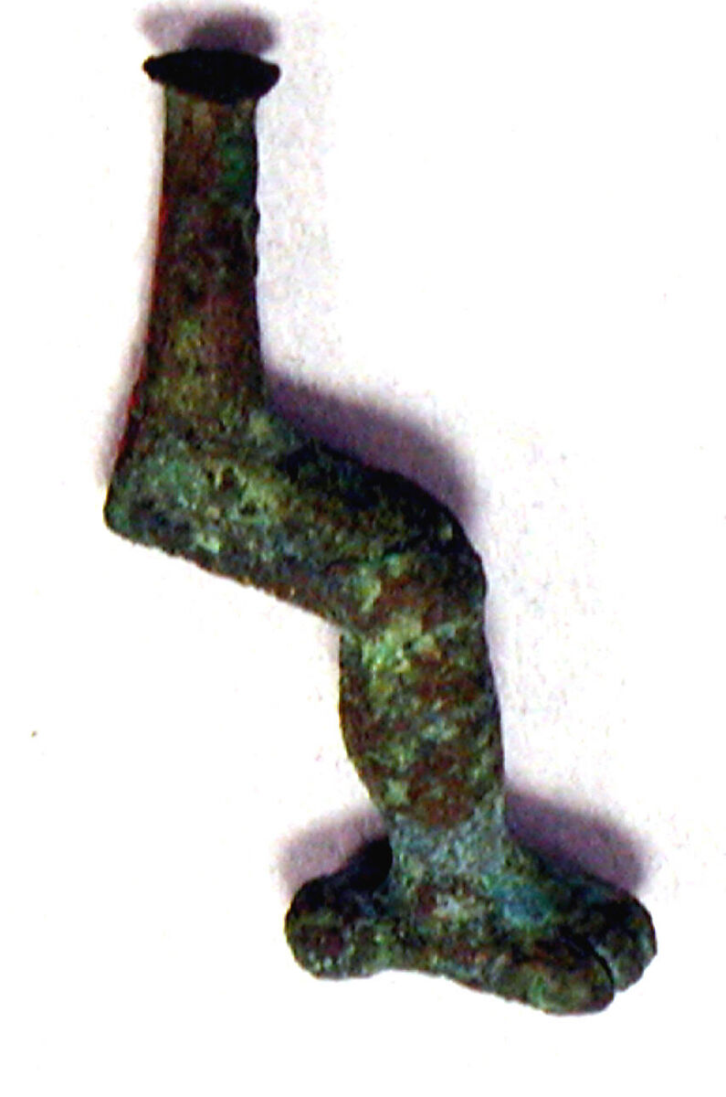 Copper Atlatl Spear Thrower, Copper (cast), Moche (?) 