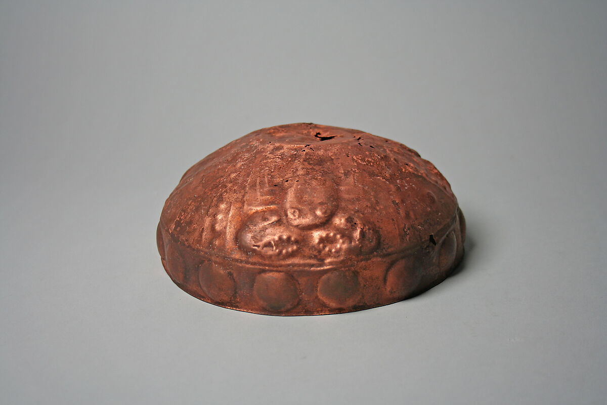 Copper Bowl with Lobster, Copper (hammered), Chimú