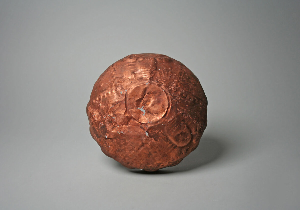 Copper Bowl with Lobster, Copper (hammered), Chimú