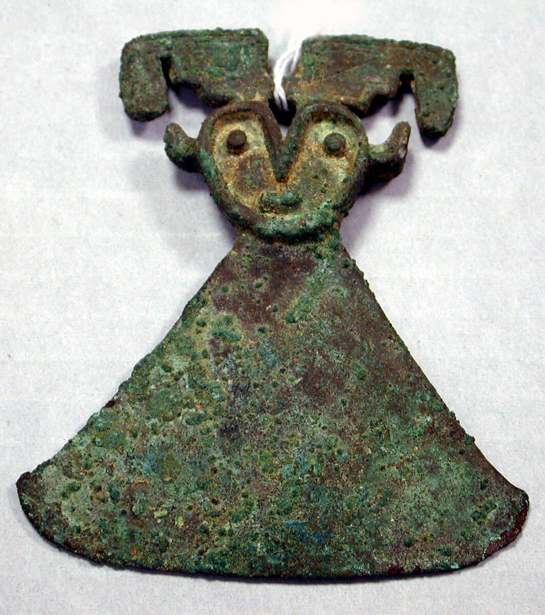 Ceremonial Knife (Tumi), Copper (cast), Vicús (?) 