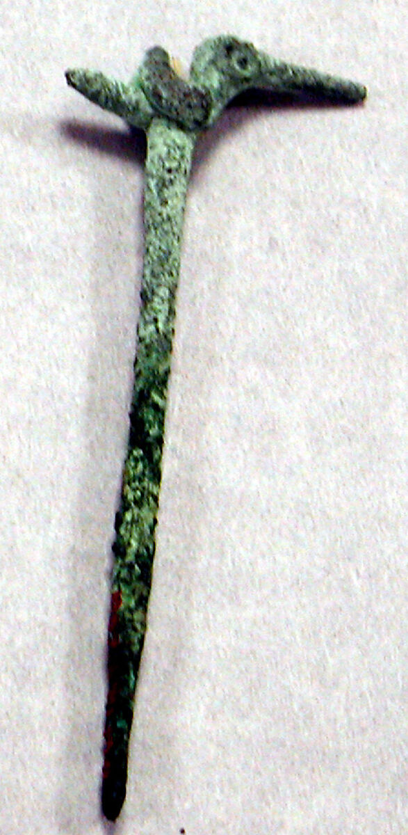 Copper Lime Spoon with Bird Top, Copper (cast), Inca 