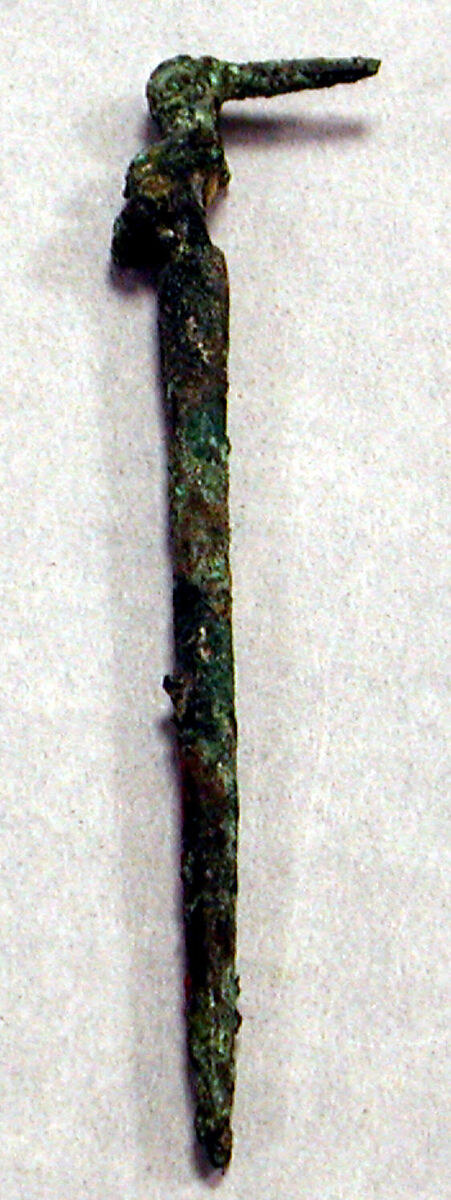 Copper Lime Spoon with Bird Top, Copper (cast), Inca 