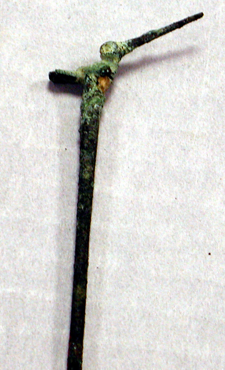 Copper Lime Spoon with Bird Top, Copper (cast), Inca 