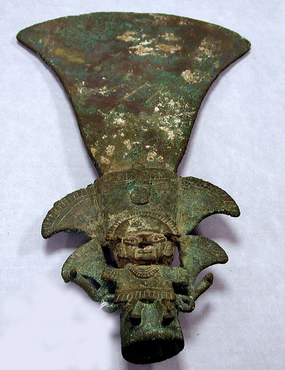 Copper Pole Top Ornament, Copper (cast), Chimú 