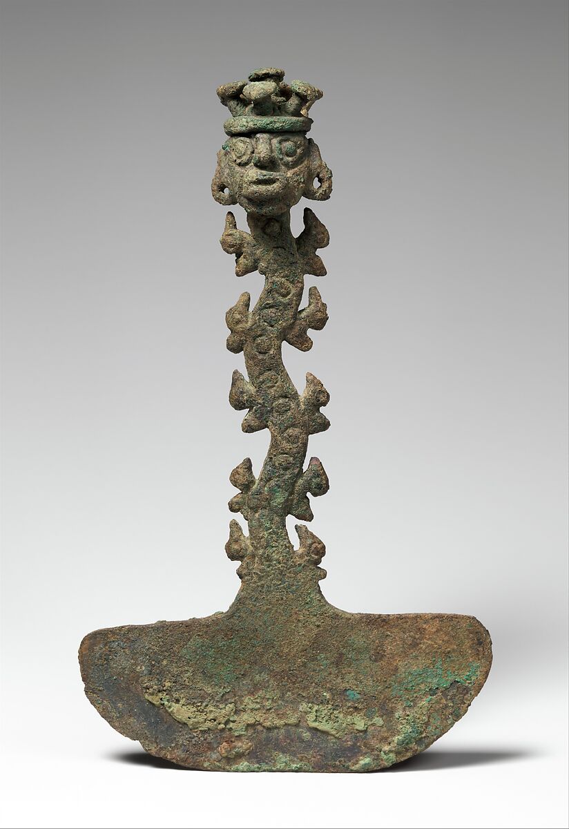 Ceremonial Knife (Tumi), Copper, Chimú 