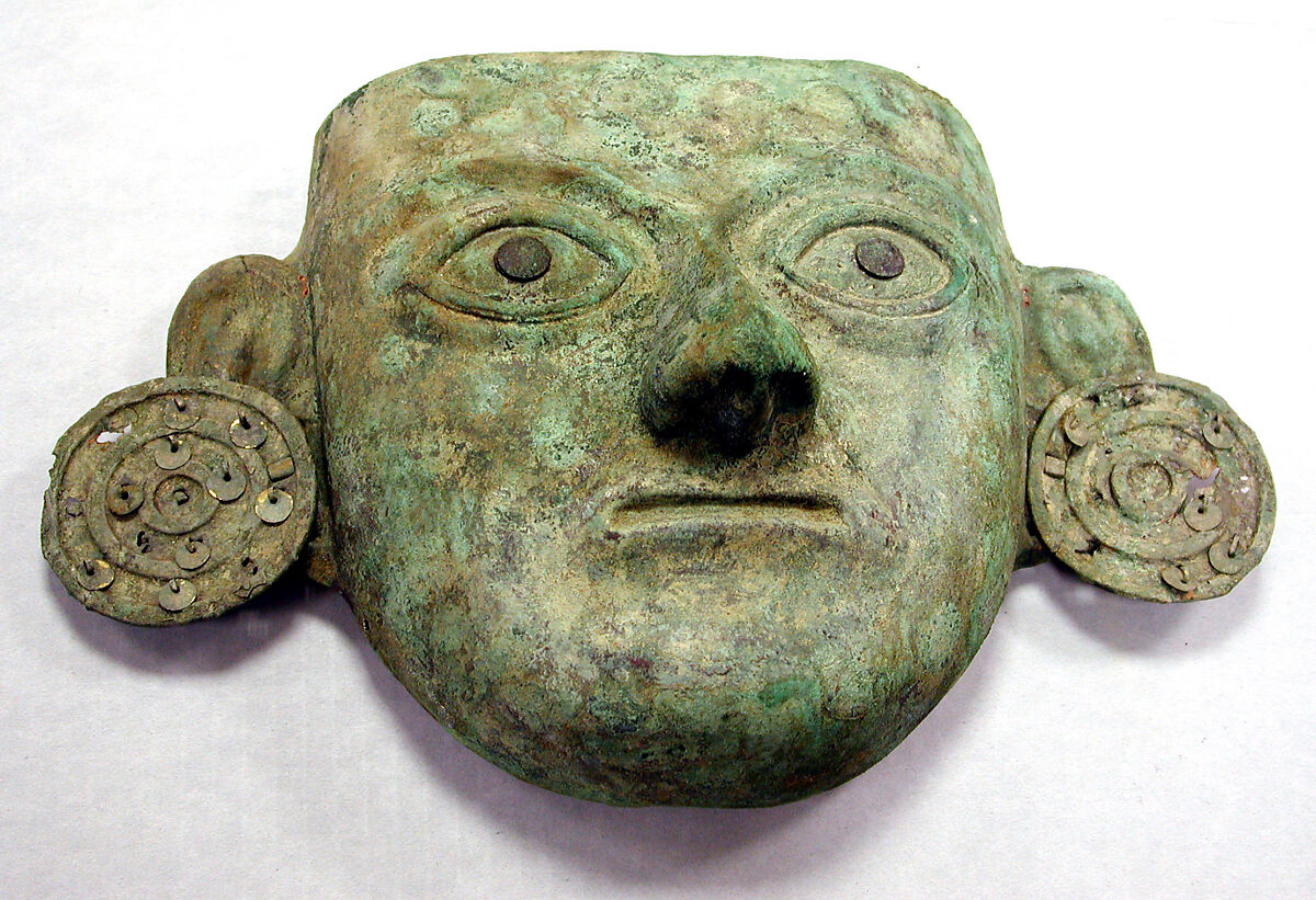 Mask, Copper, Moche 