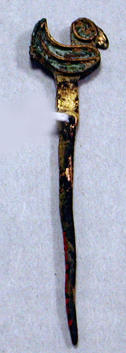 Pin, Copper, gilt, Inca 