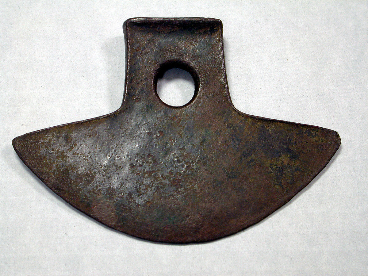 Axe Head, Copper (cast), bronze (?), Ecuador 