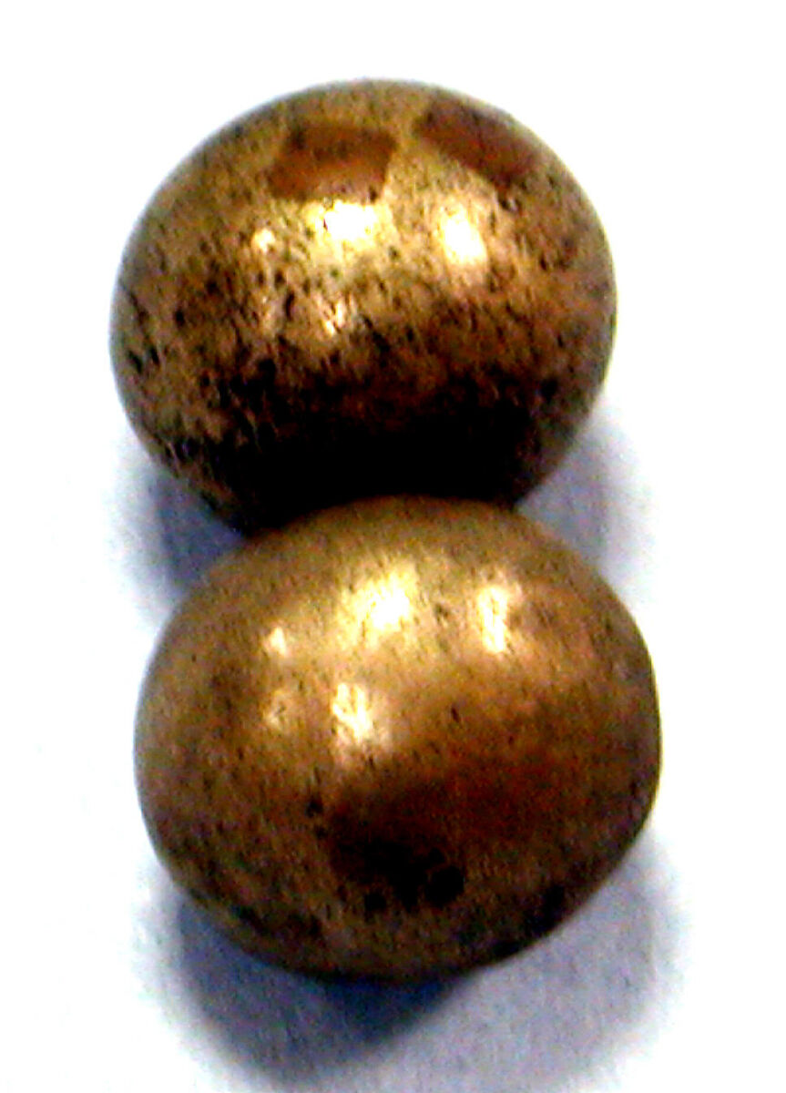 Ball, Brass (cast), copper, Inca 