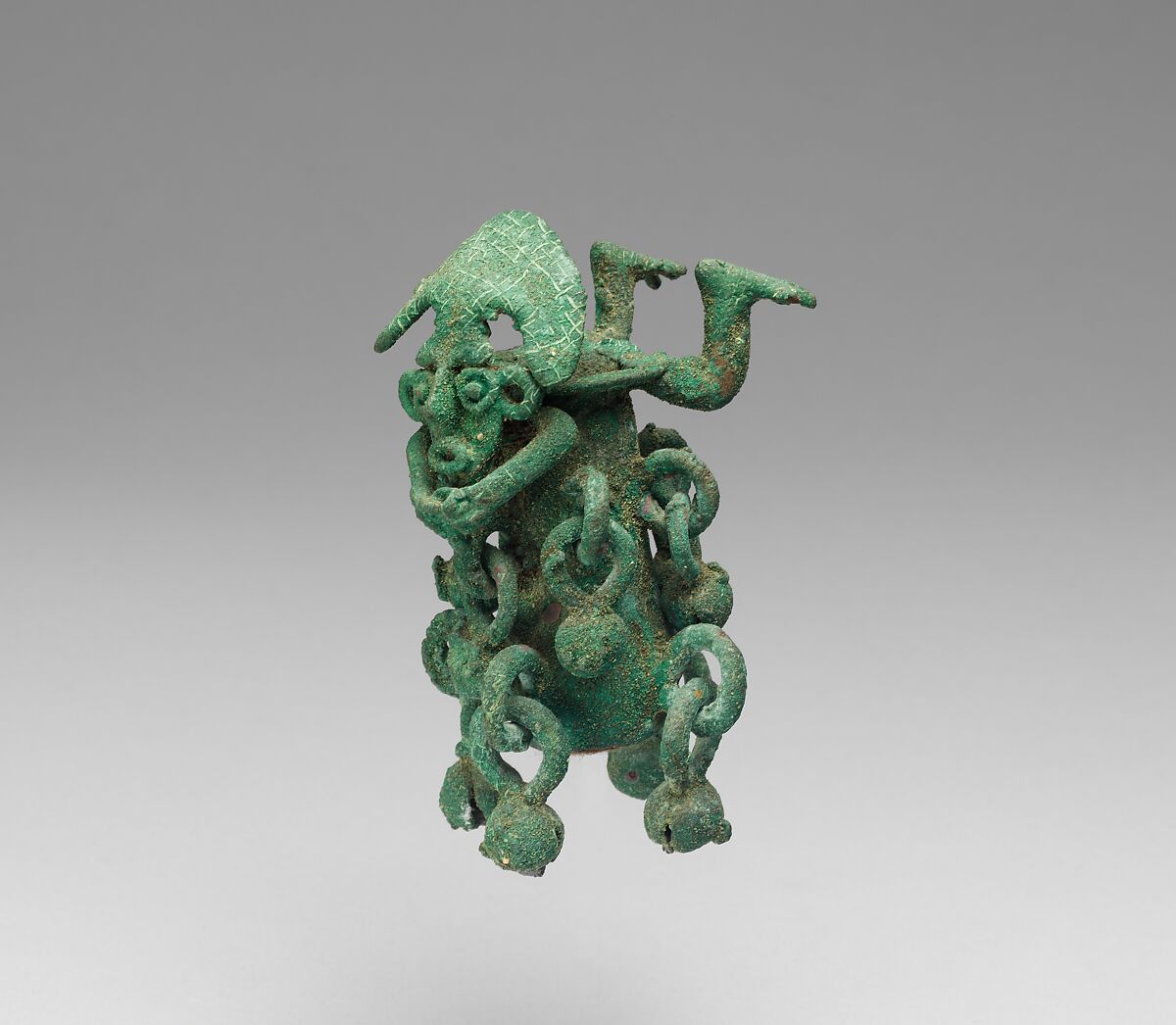 Figure Finial, Copper (cast), Chimú 