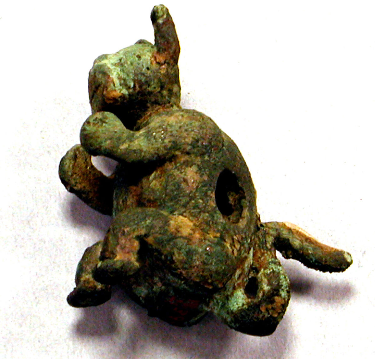 Copper Animal Ornament, Copper (cast), Peruvian 