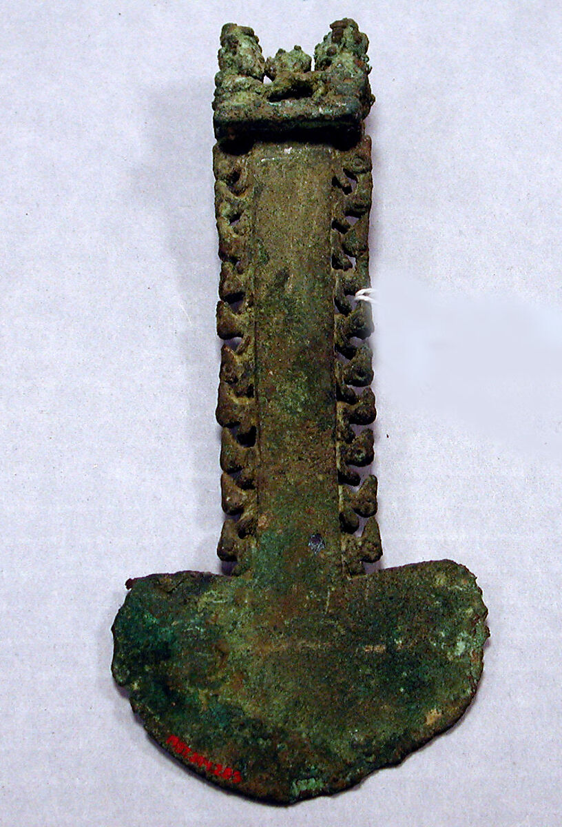 Ceremonial Knife (Tumi), Copper, Peruvian 