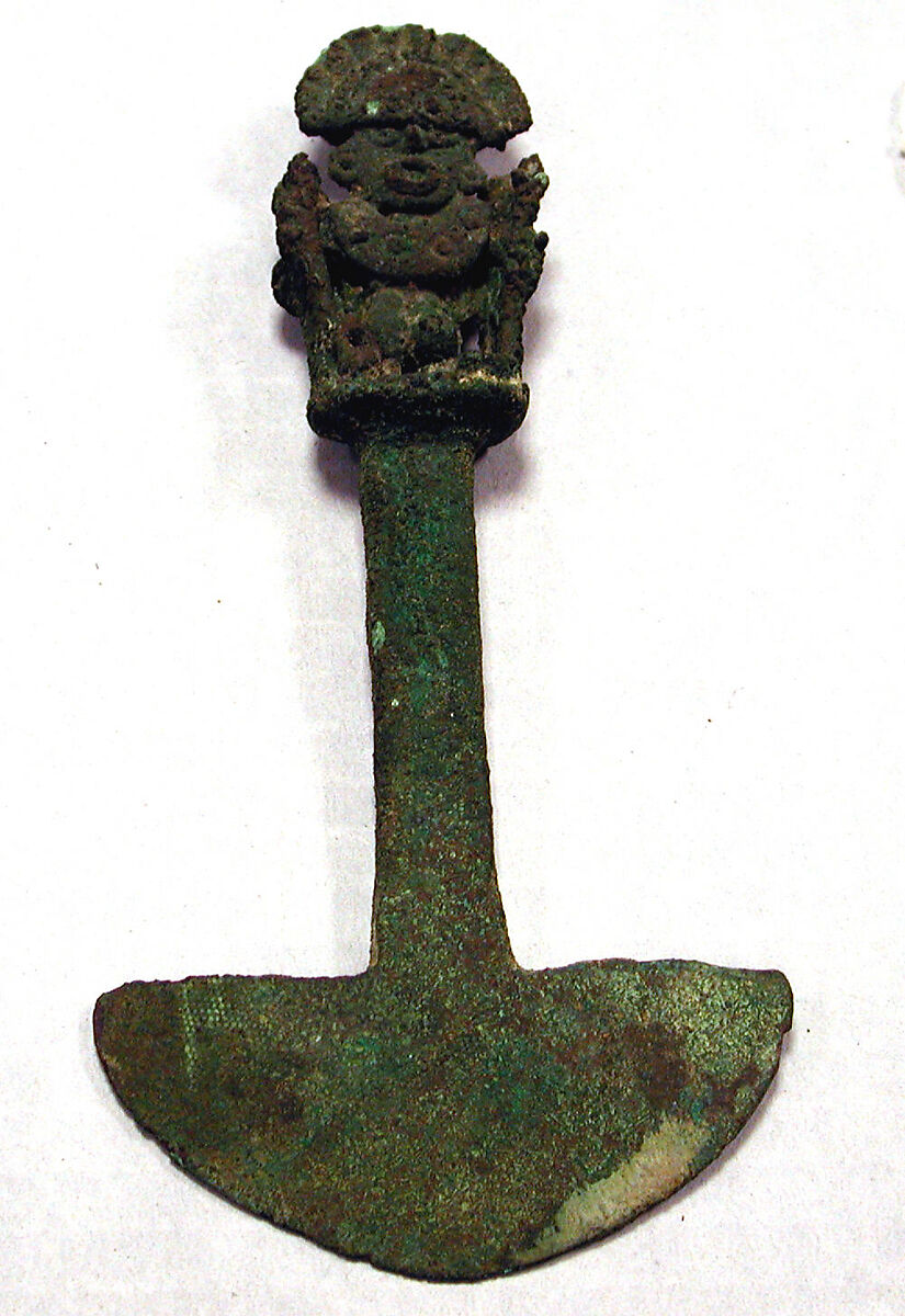 Ceremonial Knife (Tumi), Copper (cast), Chimú (?) 