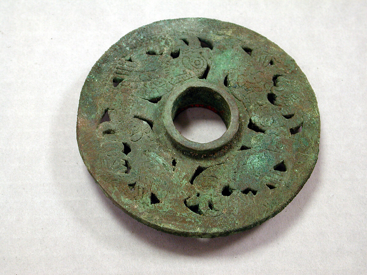 Copper Openwork Mace Head, Copper (cast), Vicús (?) 