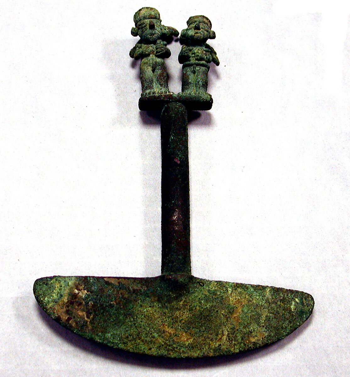 Ceremonial Knife (Tumi), Copper (cast), silver (?), Inca 