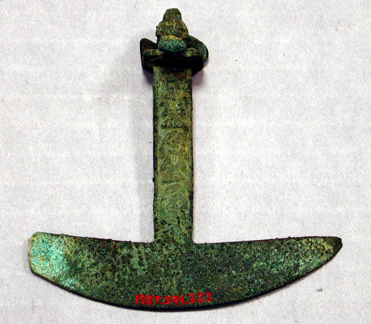 Ceremonial Knife (Tumi), Copper, Chimú 