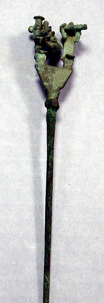 Copper Pin, Copper (cast), Chimú (?) 