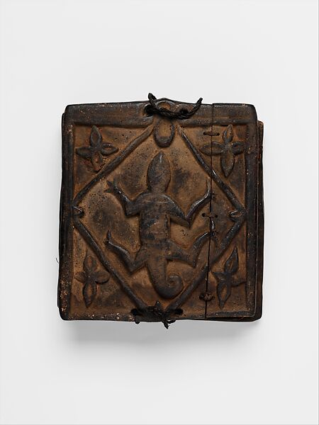 Pustaha (book of ritual knowledge), Toba Batak artist, Wood, bast, resin ink, fiber, Toba Batak people