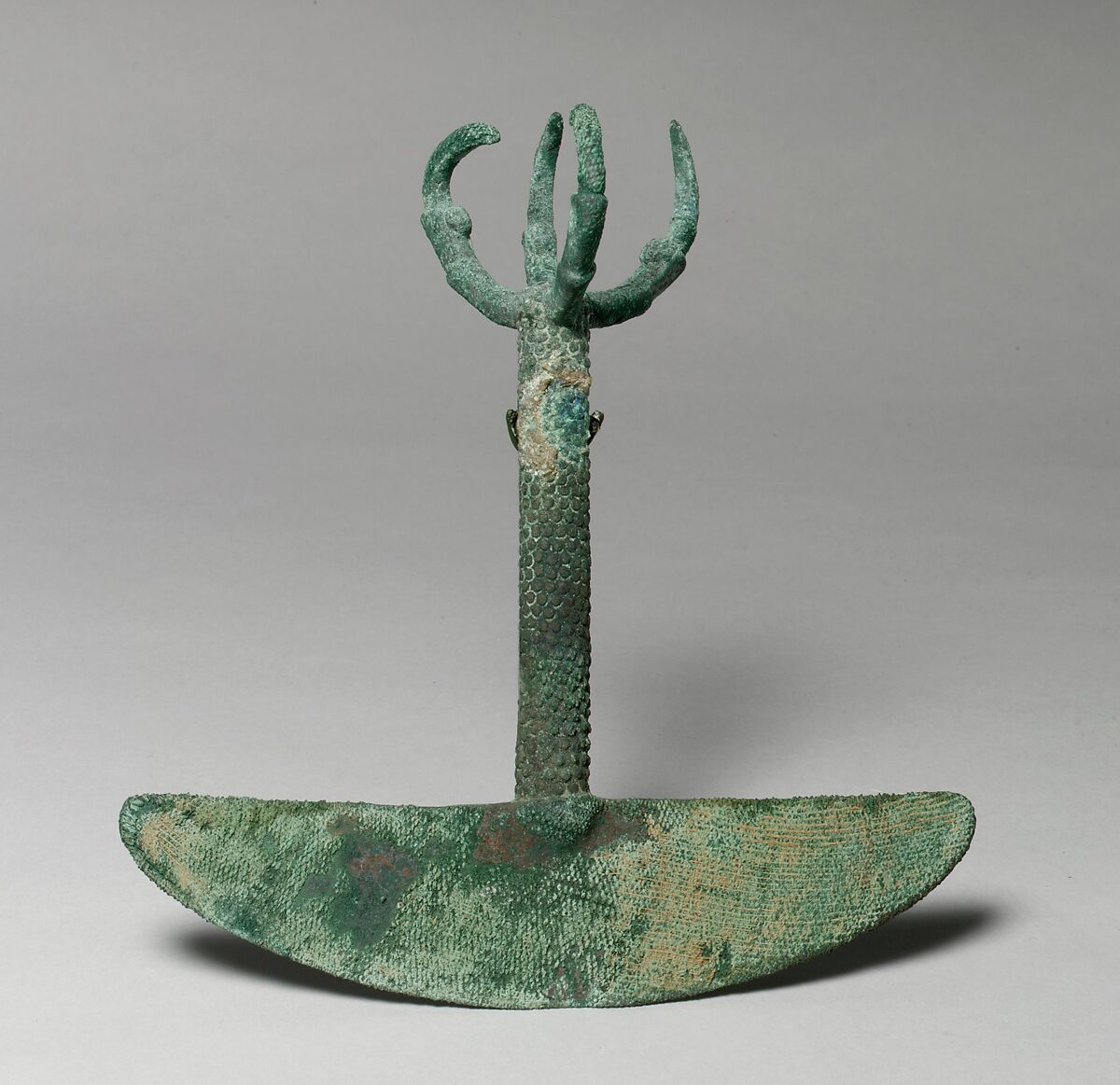 Ornamented Knife (tumi), Tin bronze, Inca 