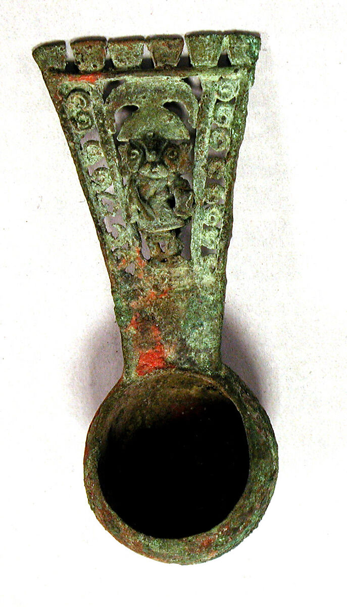 Spoon, Copper (cast), Chimú 