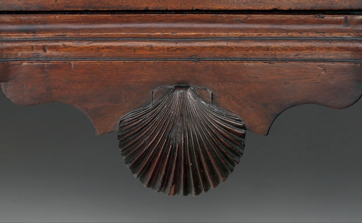 Desk and bookcase, Workshop of Nathaniel Gould (1734–1782), Mahogany, white pine; brass, American