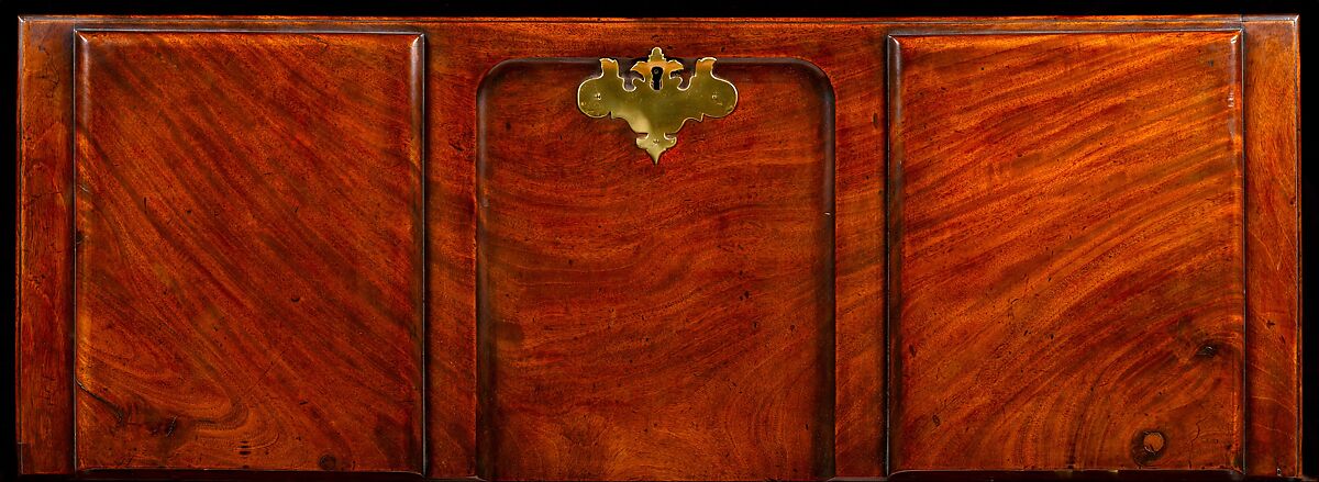 Desk and bookcase, Workshop of Nathaniel Gould (1734–1782), Mahogany, white pine; brass, American