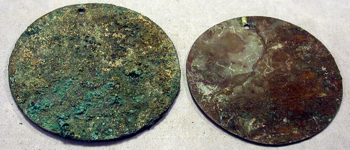 Round Plaque, Copper (hammered), Vicús