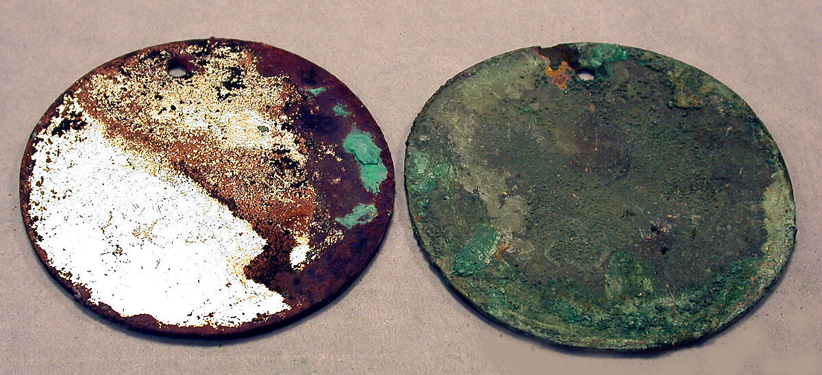 Round Plaque, Copper (hammered), gilt, Vicús