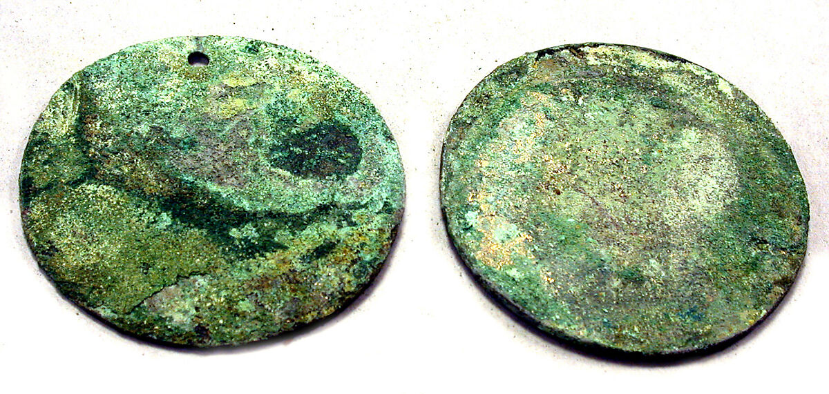 Round Plaque, Copper (hammered), gilt, Vicús