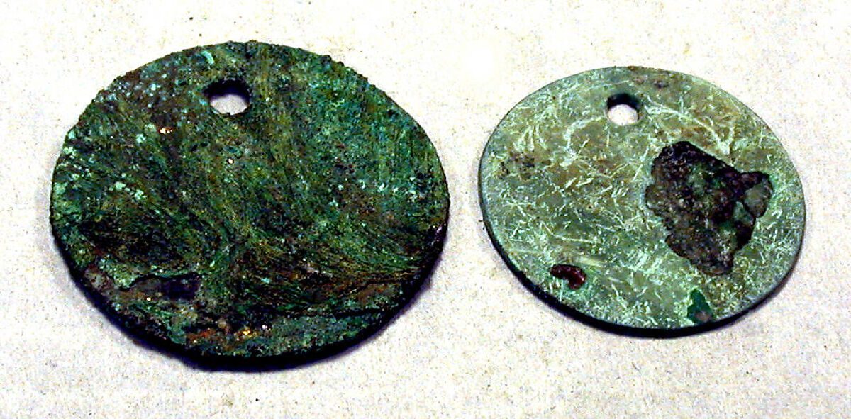 Round Plaque, Copper (hammered), gilt, Vicús