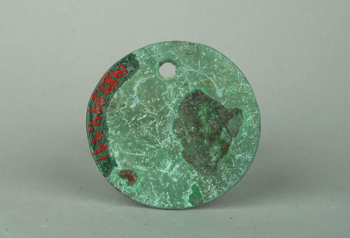 Round Plaque, Copper (hammered), gilt, Vicús