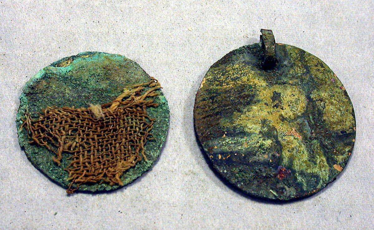 Round Plaque, Copper (hammered), gilt, Vicús