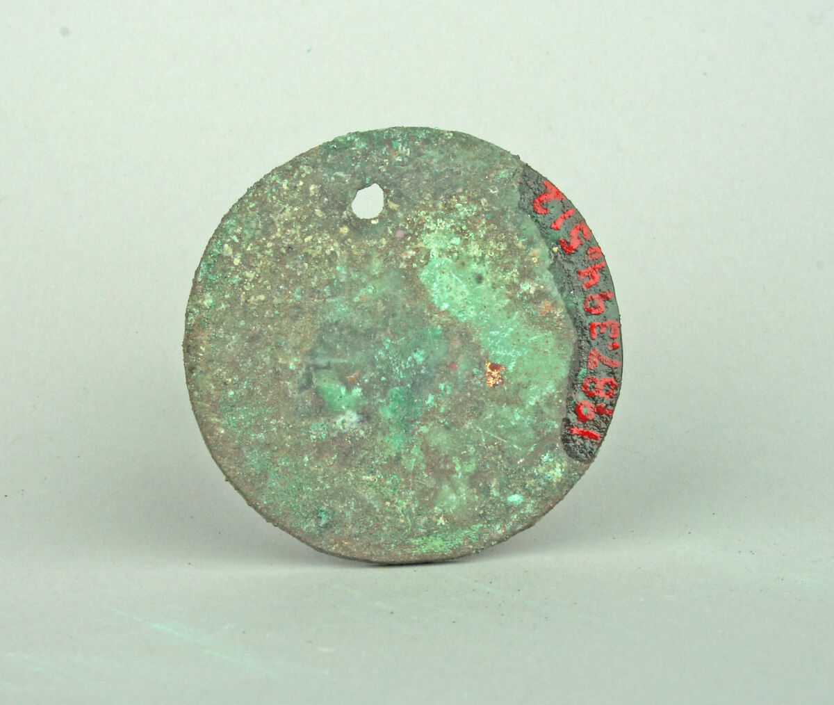 Round Plaque, Copper (hammered), gilt, Vicús